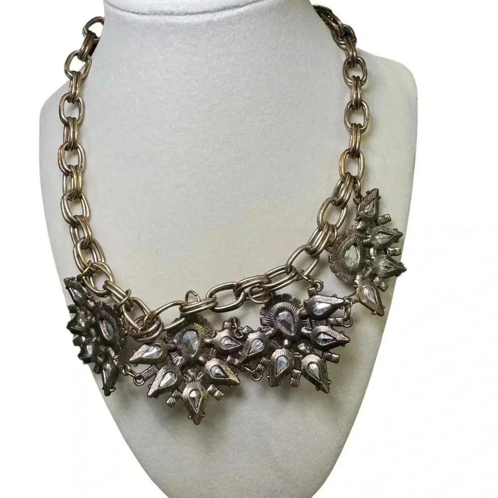 9" Collar Statement Necklace Gift Vintage Women Party Holiday Jewelry - Picture 5 of 6